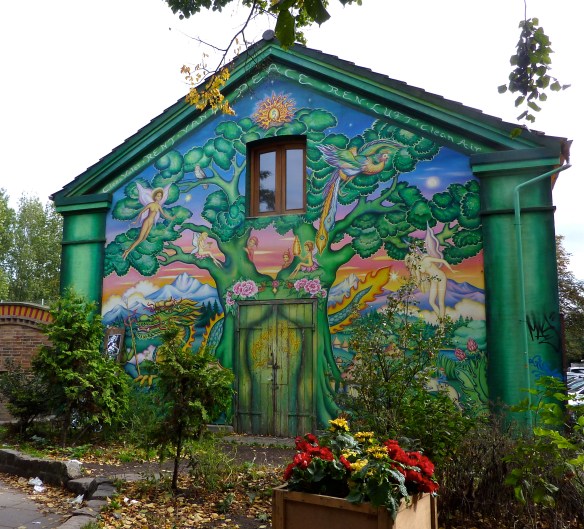 C neighborhood near church