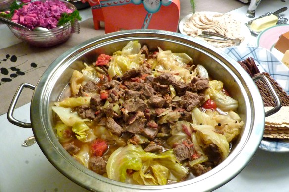 Braised Lamb with Cabbage and Tomatoes