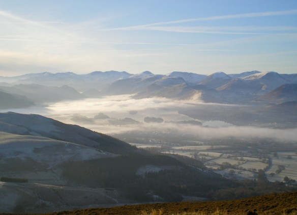 View of the Village and Lakes Midway in the Climb