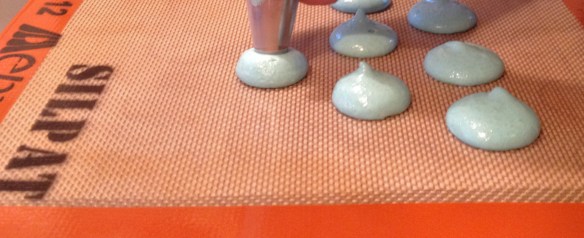 Piping Macarons